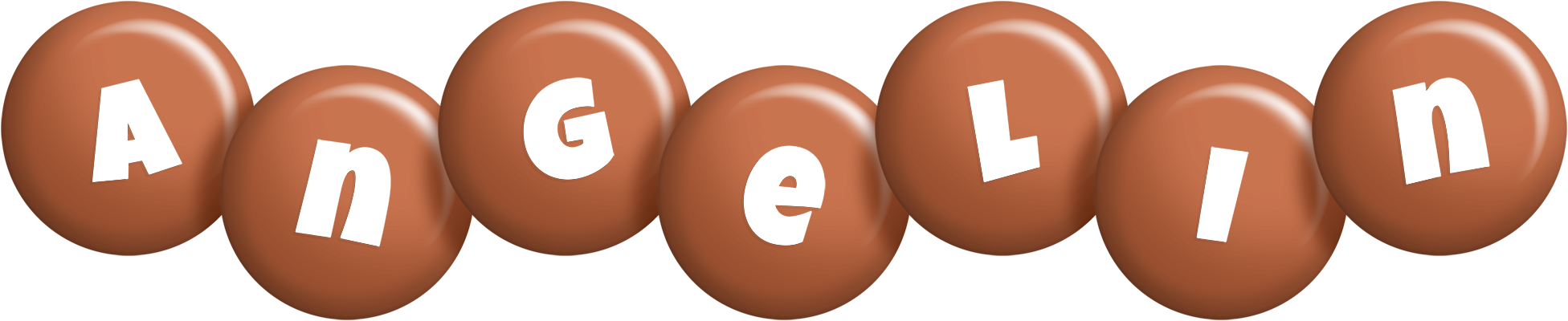 Angelin candy-brown logo