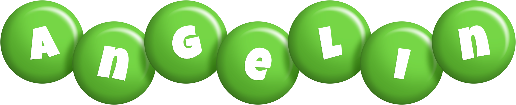 Angelin candy-green logo