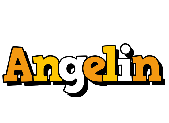 Angelin cartoon logo