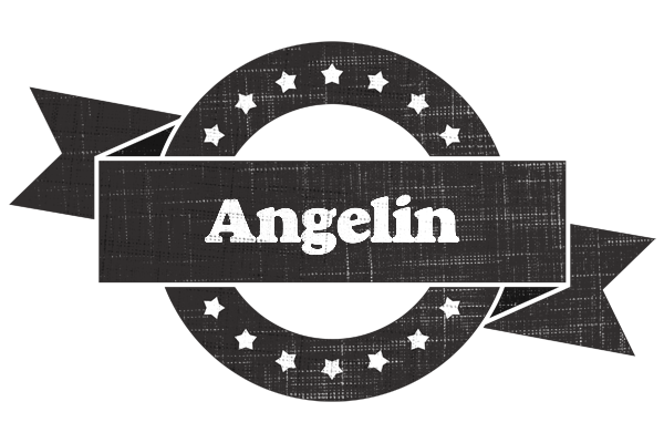 Angelin grunge logo
