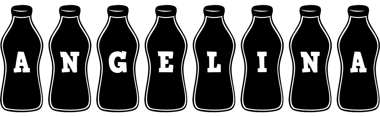 Angelina bottle logo