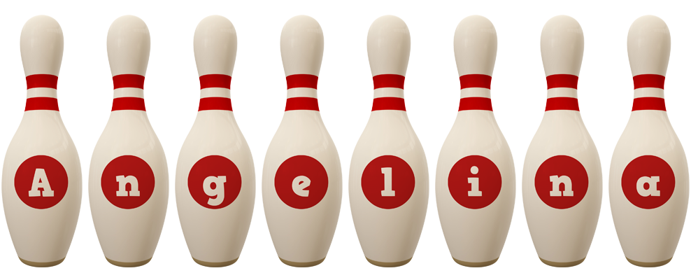 Angelina bowling-pin logo