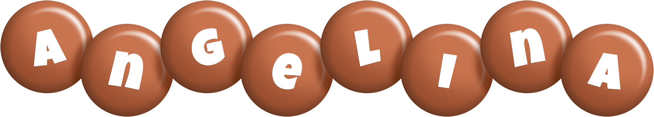 Angelina candy-brown logo