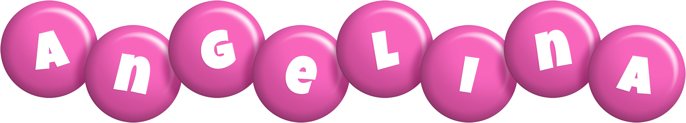Angelina candy-pink logo