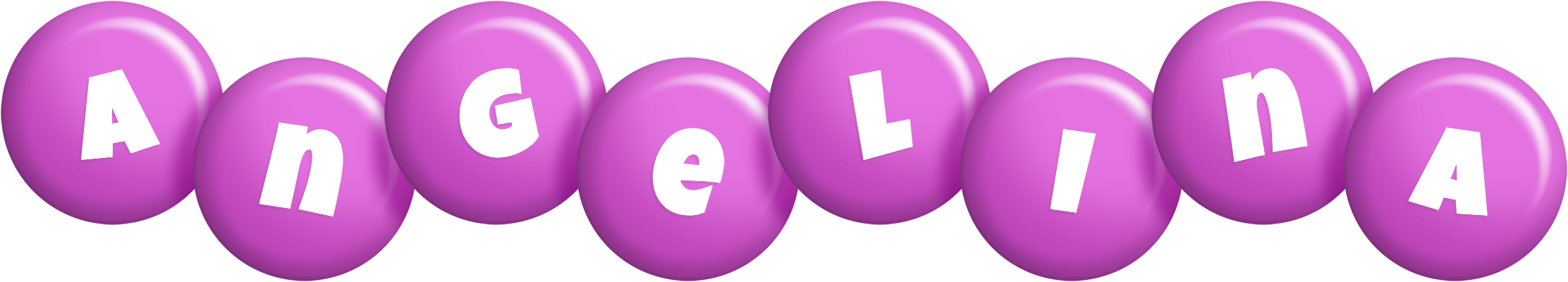 Angelina candy-purple logo
