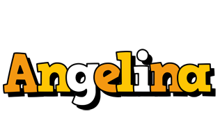 Angelina cartoon logo