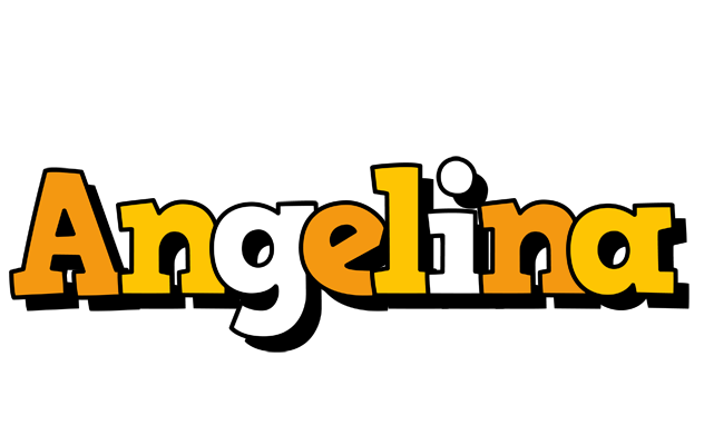 Angelina cartoon logo