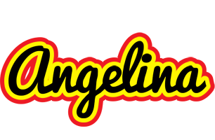 Angelina flaming logo