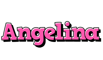 Angelina girlish logo