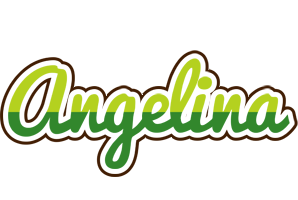 Angelina golfing logo