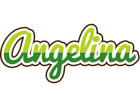 Angelina golfing logo