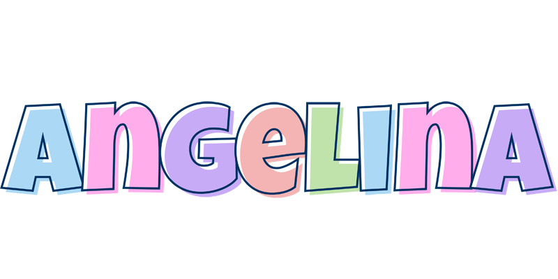 Angelina pastel logo