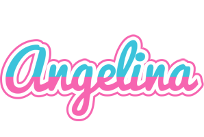 Angelina woman logo