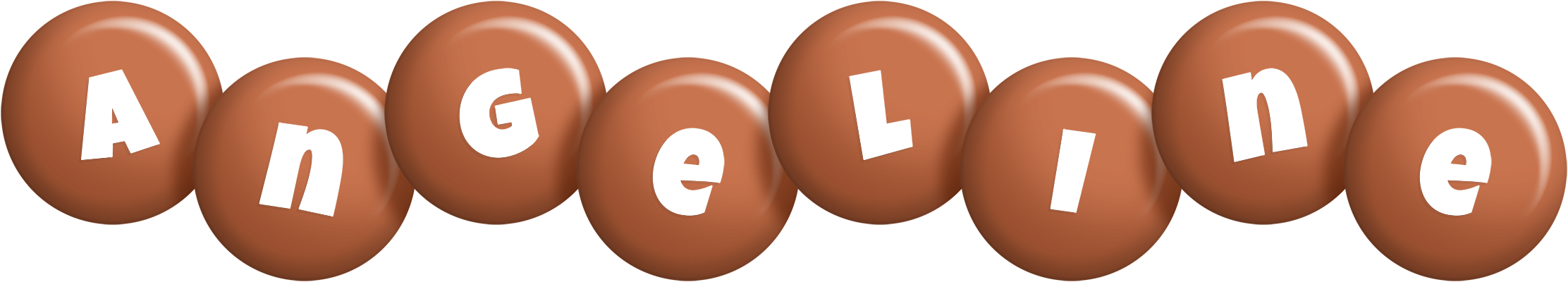 Angeline candy-brown logo