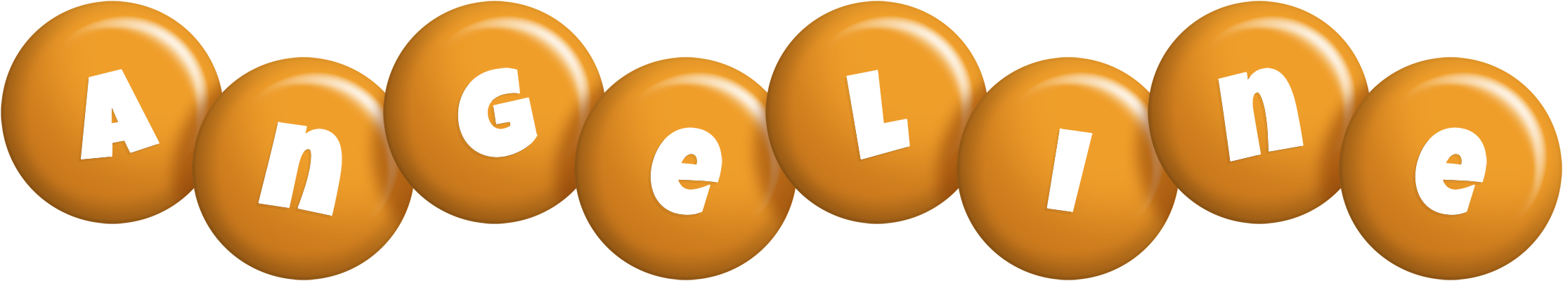 Angeline candy-orange logo