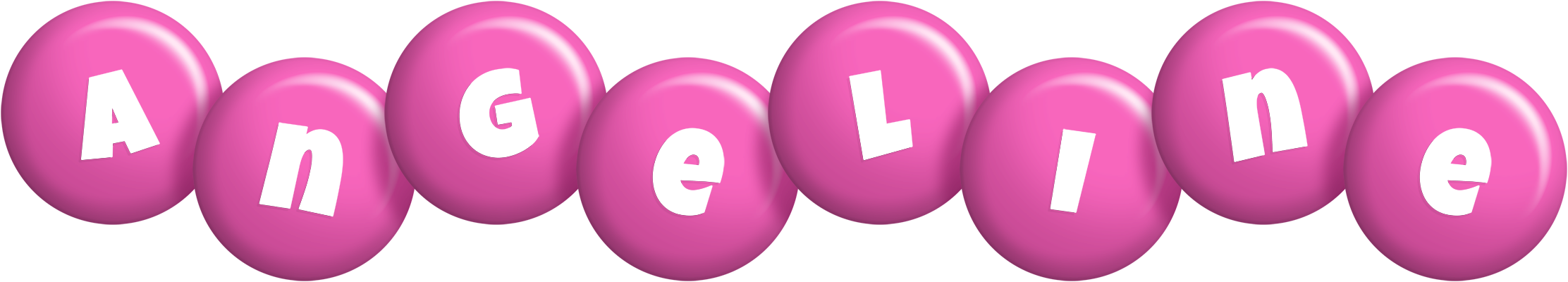 Angeline candy-pink logo