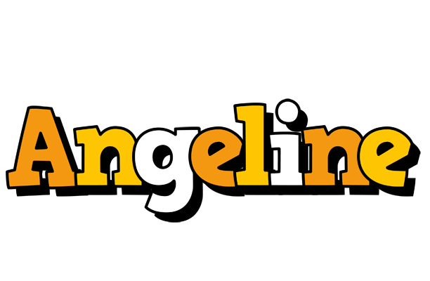 Angeline cartoon logo