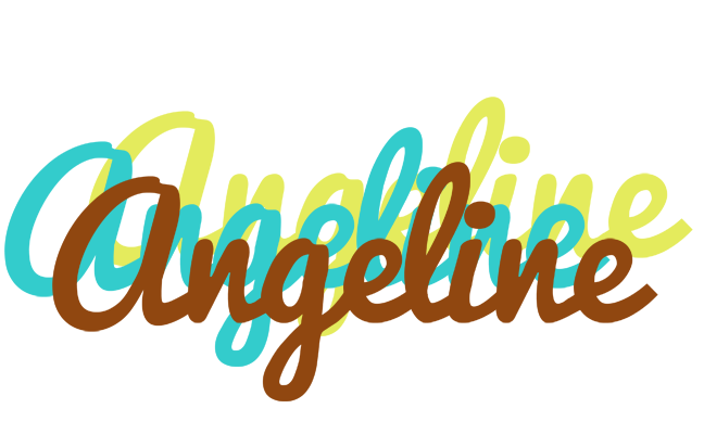 Angeline cupcake logo