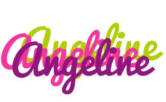 Angeline flowers logo