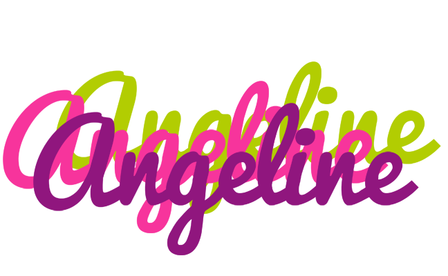 Angeline flowers logo