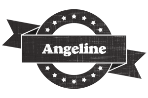 Angeline grunge logo