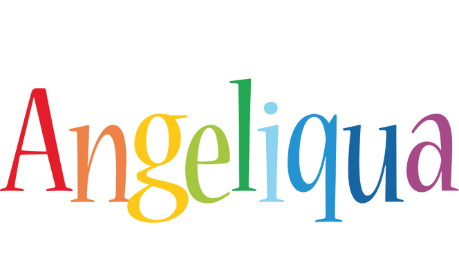 Angeliqua birthday logo