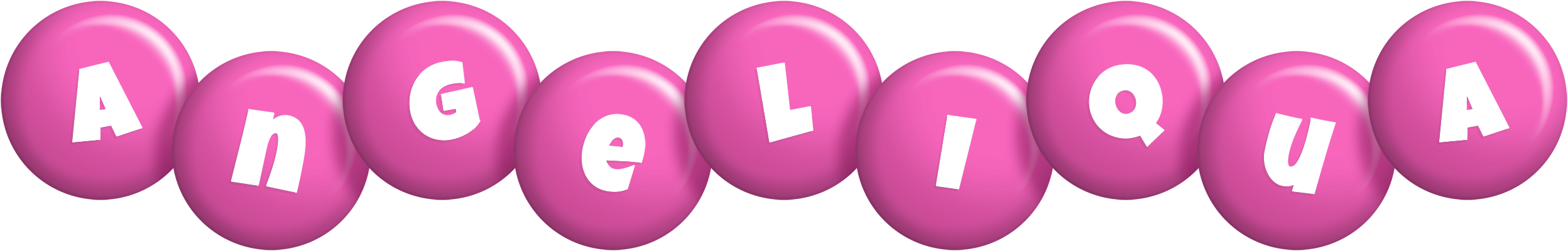 Angeliqua candy-pink logo