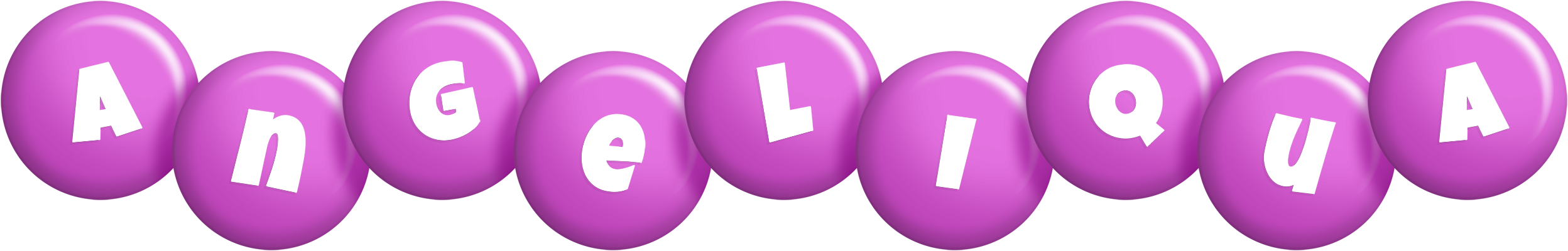 Angeliqua candy-purple logo