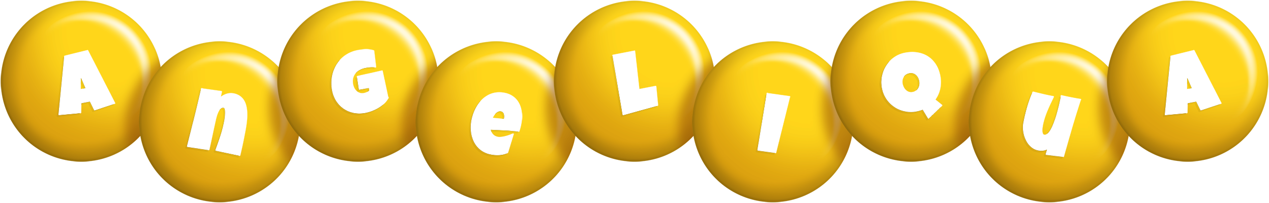Angeliqua candy-yellow logo