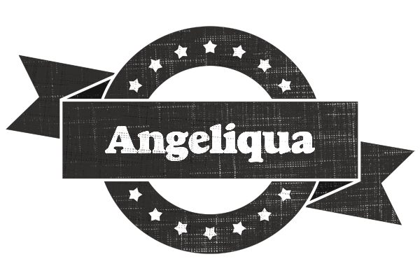 Angeliqua grunge logo