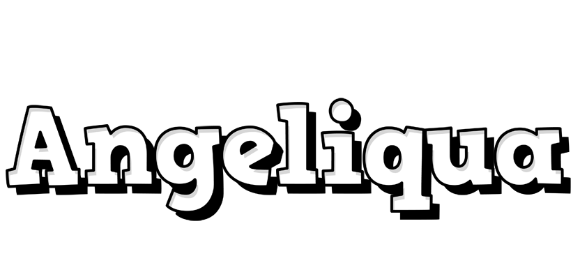 Angeliqua snowing logo