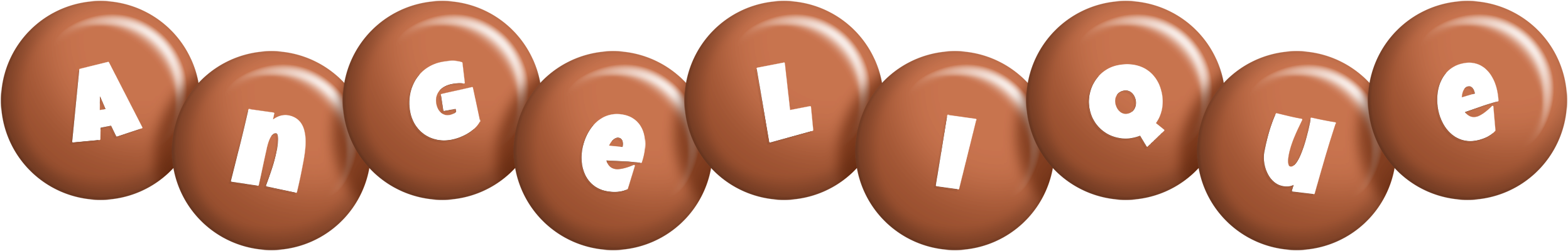 Angelique candy-brown logo