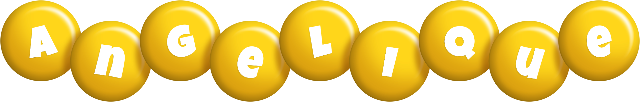 Angelique candy-yellow logo