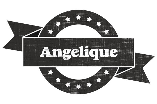 Angelique grunge logo