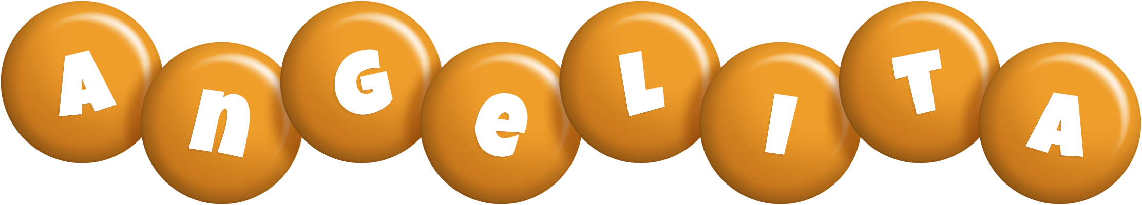 Angelita candy-orange logo