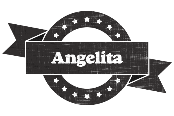 Angelita grunge logo