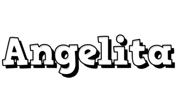 Angelita snowing logo