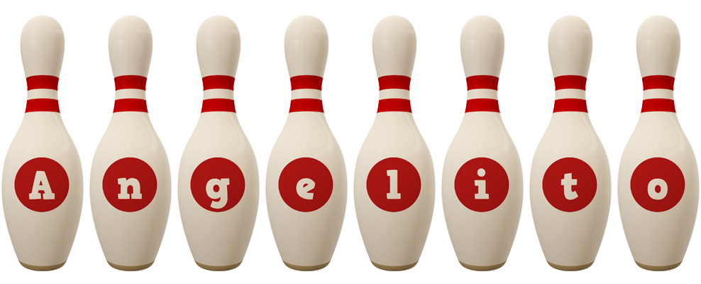 Angelito bowling-pin logo