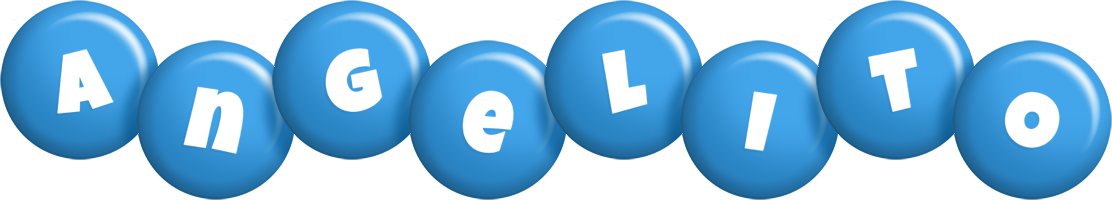 Angelito candy-blue logo