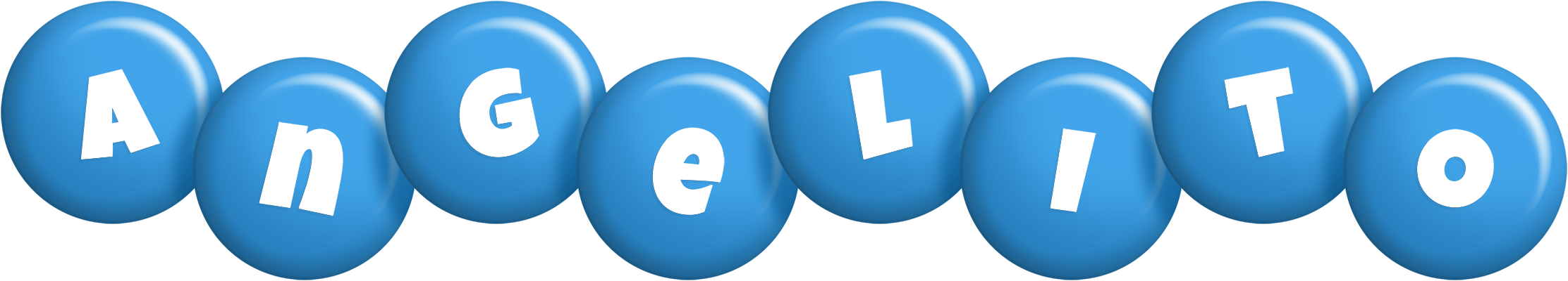 Angelito candy-blue logo