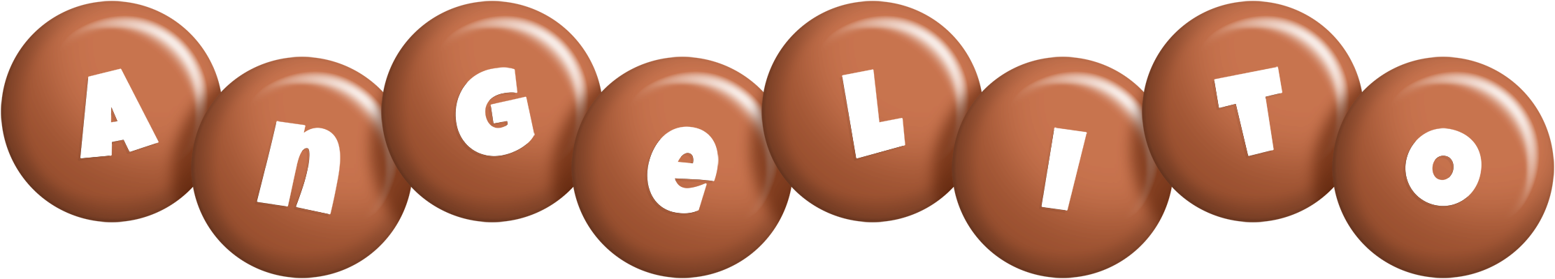 Angelito candy-brown logo