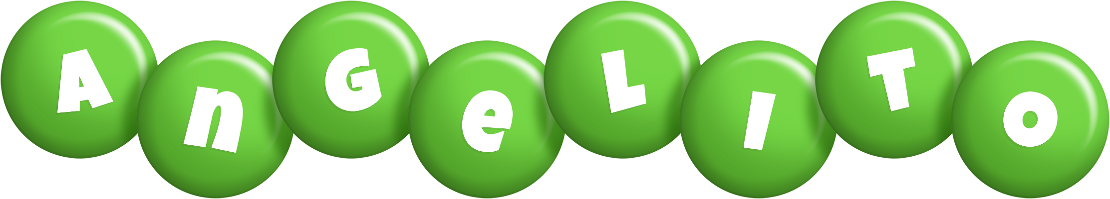 Angelito candy-green logo