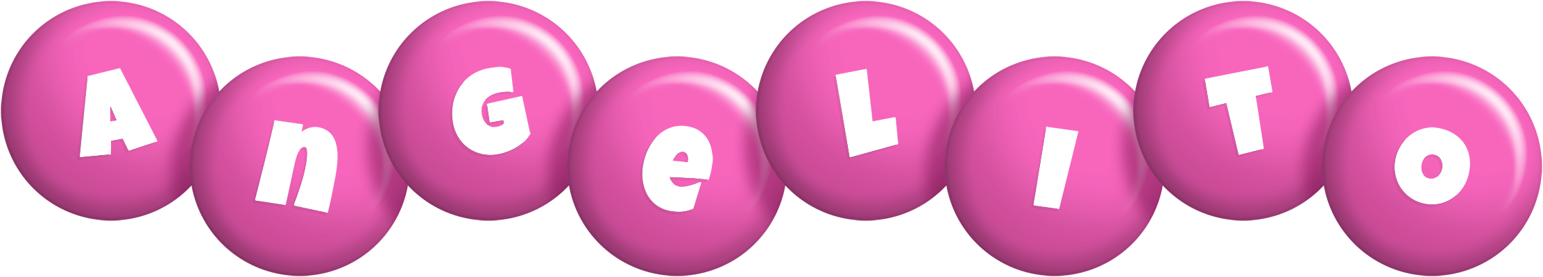 Angelito candy-pink logo