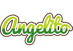 Angelito golfing logo