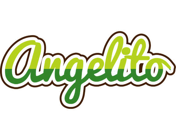 Angelito golfing logo
