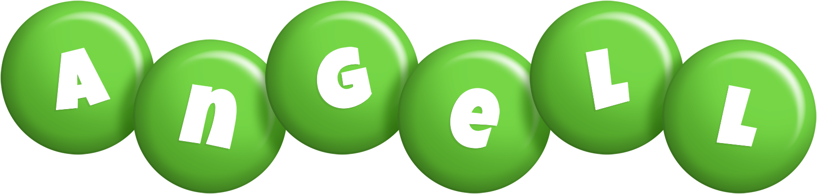 Angell candy-green logo