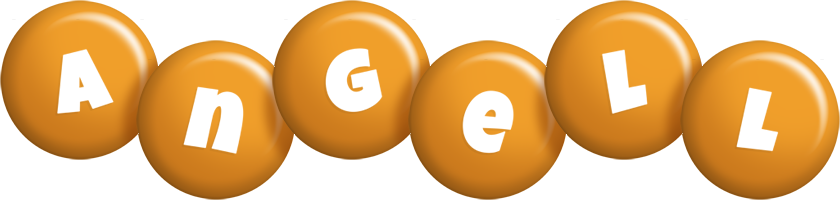 Angell candy-orange logo