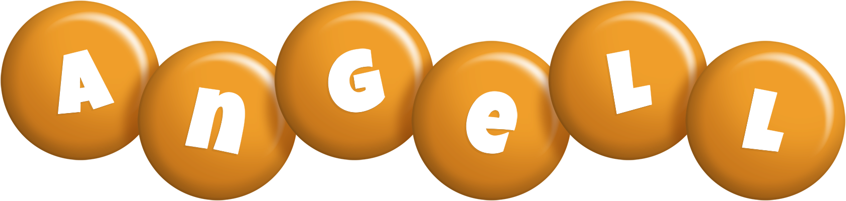 Angell candy-orange logo