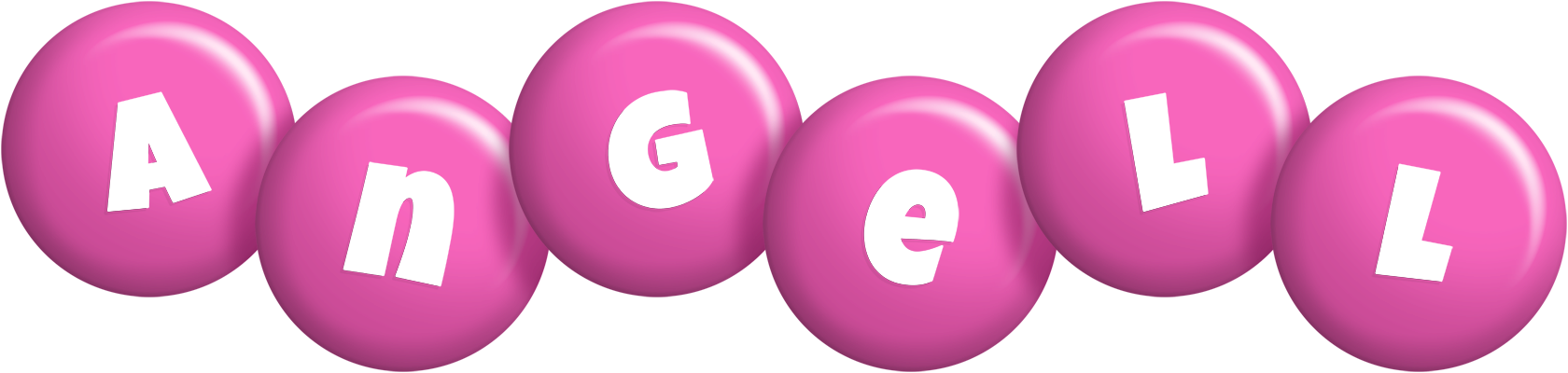 Angell candy-pink logo