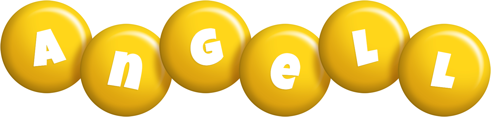 Angell candy-yellow logo